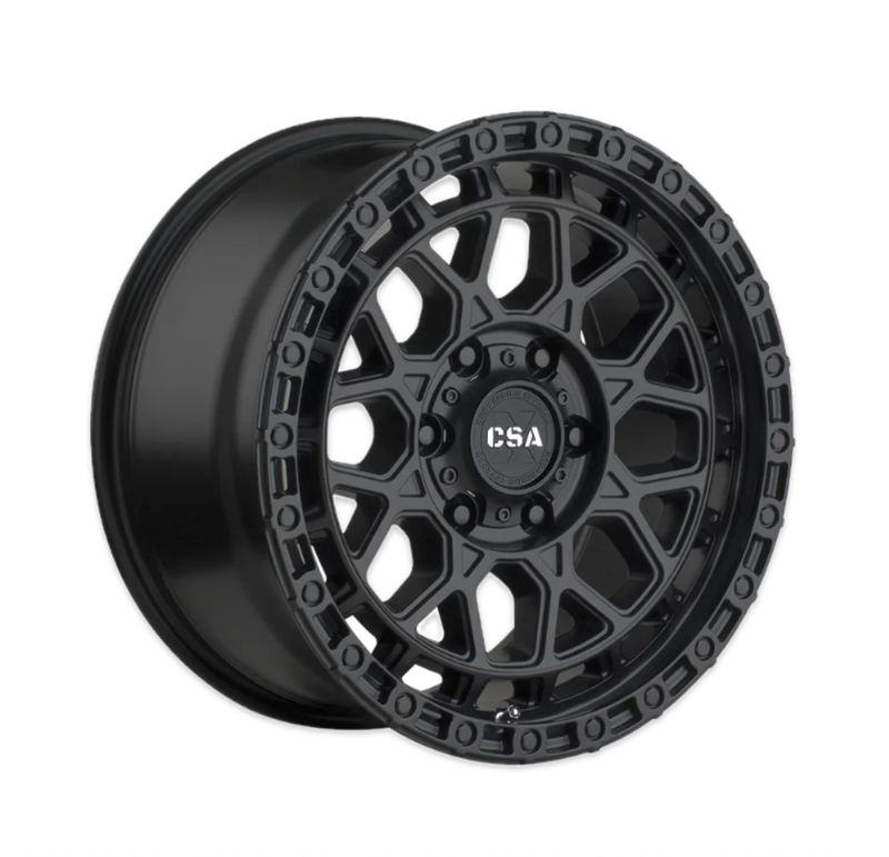 CSA WHEELS THUNDER HEAVY DUTY (HD) SATIN BLACK Size:18X9.0 PCD:8/170 ET:35P CB: 125.2MM 1250KG