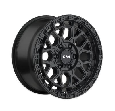 CSA WHEELS THUNDER HEAVY DUTY (HD) SATIN BLACK Size:18X9.0 PCD:8/170 ET:35P CB: 125.2MM 1250KG
