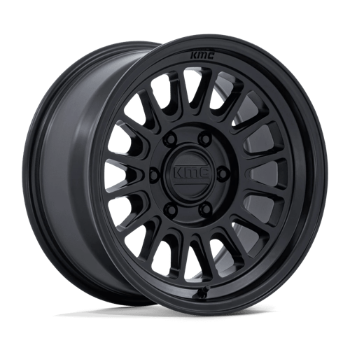KMC WHEELS KM733 "IMPACT" HEAVY DUTY (HD) MATTE BLACK Size:18X9.0 PCD:8/170 ET:18P CB: 125.2MM 2,041KG (FLARED GUARD FITMENT)