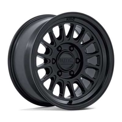 KMC WHEELS KM733 "IMPACT" HEAVY DUTY (HD) MATTE BLACK Size:18X9.0 PCD:8/170 ET:18P CB: 125.2MM 2,041KG (FLARED GUARD FITMENT)