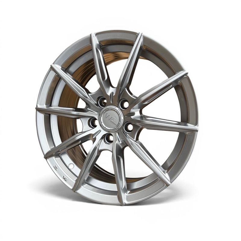 CTM SELECT+ HYPER SILVER WHEELS 15x6.5" SUIT SUBARU, AUDI, VW, TOYOTA PCD:5/100 ET: 38P *MINIMUM PURCHASE OF 4 WHEELS*