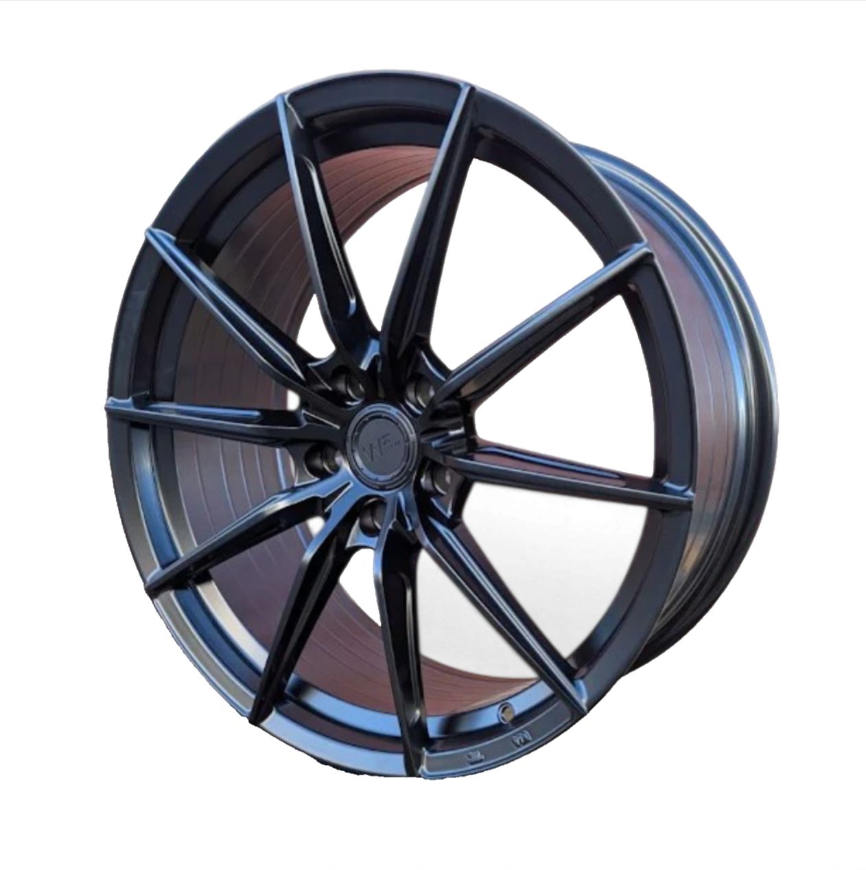 15x6.5" CTM Select+ 10-Spoke Matte Black Wheels - Honda, Mazda, VW, BMW, Mini 4x100 - 38P *Minimum Purchase of 4 Wheels*