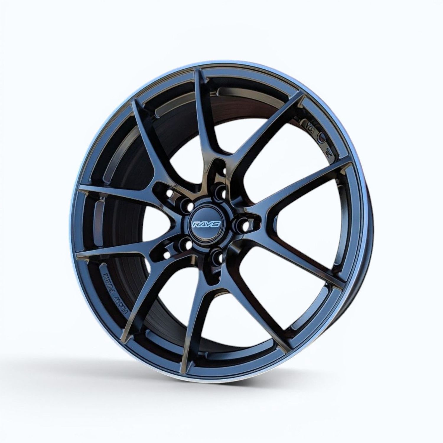 CTM SELECT+ RAYS STYLE MATTE BLACK MULTI SPOKE WHEELS 18x8" SUIT FORD, HONDA, KIA, MAZDA & MORE PCD: 5/114.3 ET: 38P *MINIMUM PURCHASE OF 4 WHEELS*