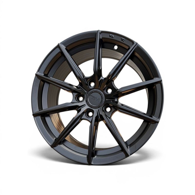 CTM SELECT+ MATTE BLACK WHEELS 15x6.5"  SUIT HONDA, MAZDA, VW, BMW, MINI PCD: 4/100 ET:  38P *MINIMUM PURCHASE OF 4 WHEELS*