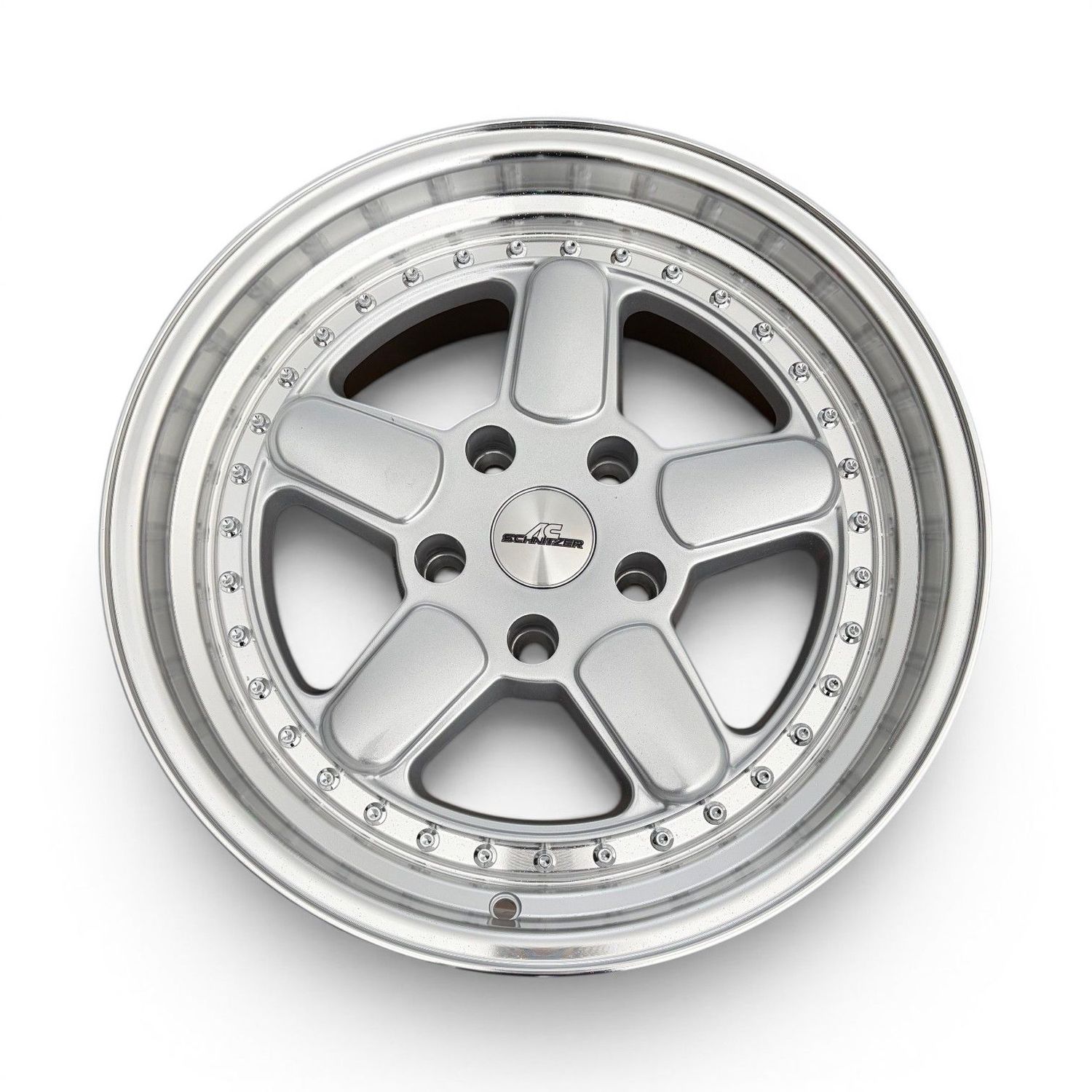 CTM SELECT+ AC SCHNITZER STYLE SQUARE SET OF 4 SILVER WHEELS TO FIT BMW 17x8.5 CTM SELECT+ AC SCHNITZER STYLE SQUARE SET OF 4 SILVER WHEELS TO FIT BMW 17x8.5" PCD: 5x120 ET: 20P CB: 72.56