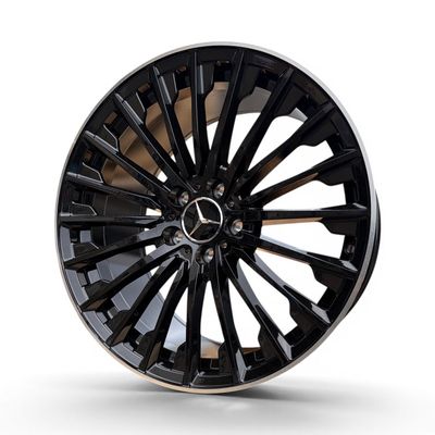 CTM SELECT+  AMG STYLE STAGGERED SET OF 4 GLOSS BLACK WHEELS TO FIT MERCEDES 19x8.5" & 19x9.5" PCD: 5x112 ET: 35P/40P CB: 66.6
