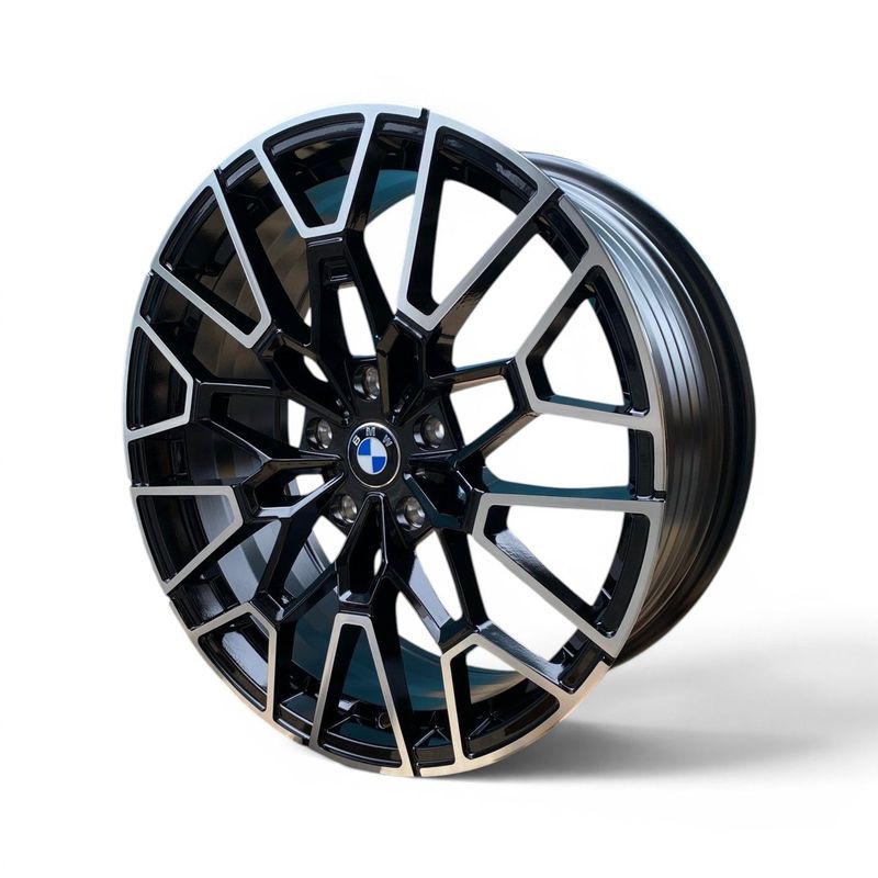 CTM SELECT+ MSPORT STYLE STAGGERED SET OF 4 BLACK/MACHINED WHEELS TO FIT BMW 19x8" & 19x9" PCD: 5x120 ET: 35P/40P CB: 72.6