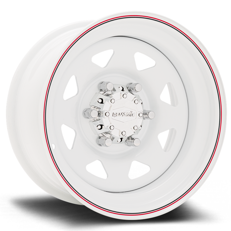 DYNAMIC STEEL SUNRAYSIA WHITE Size:15x7 PCD:5/139.7 ET:3P