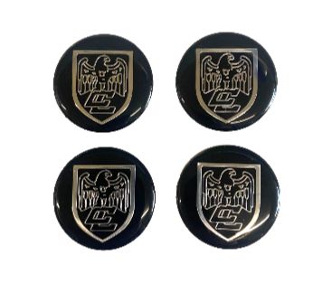 CENTER LINE SHIELD ENAMEL DECAL [SET 4]