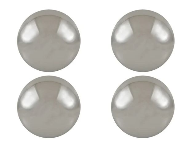 MOON DOME CHROME STEEL 257.2 ID  [SET 4]