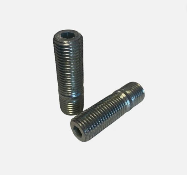 THREADED CONVERSION STUD - SILVER ZINC - 1/2 THREADED CONVERSION STUD - SILVER ZINC - 1/2" - SET OF 16