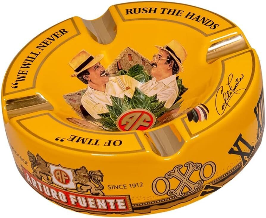 Arturo Fuente 4 Cigar Ceramic Ashtray ORO