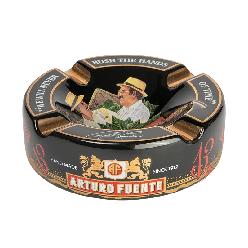 Arturo Fuente 4 Cigar Ceramic Ashtray Black