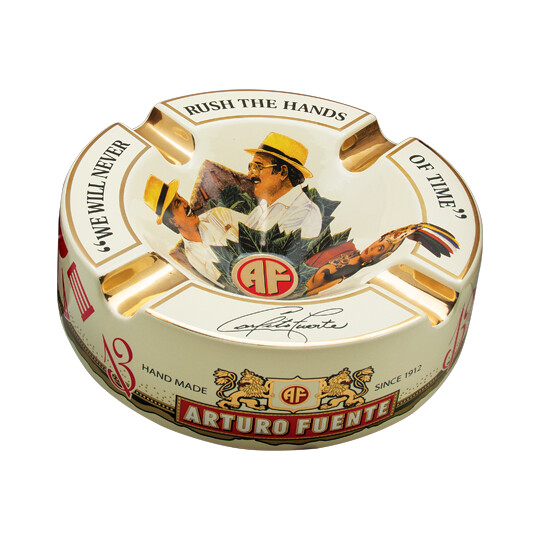 Arturo Fuente 4 Cigar Ceramic Ashtray Ivory