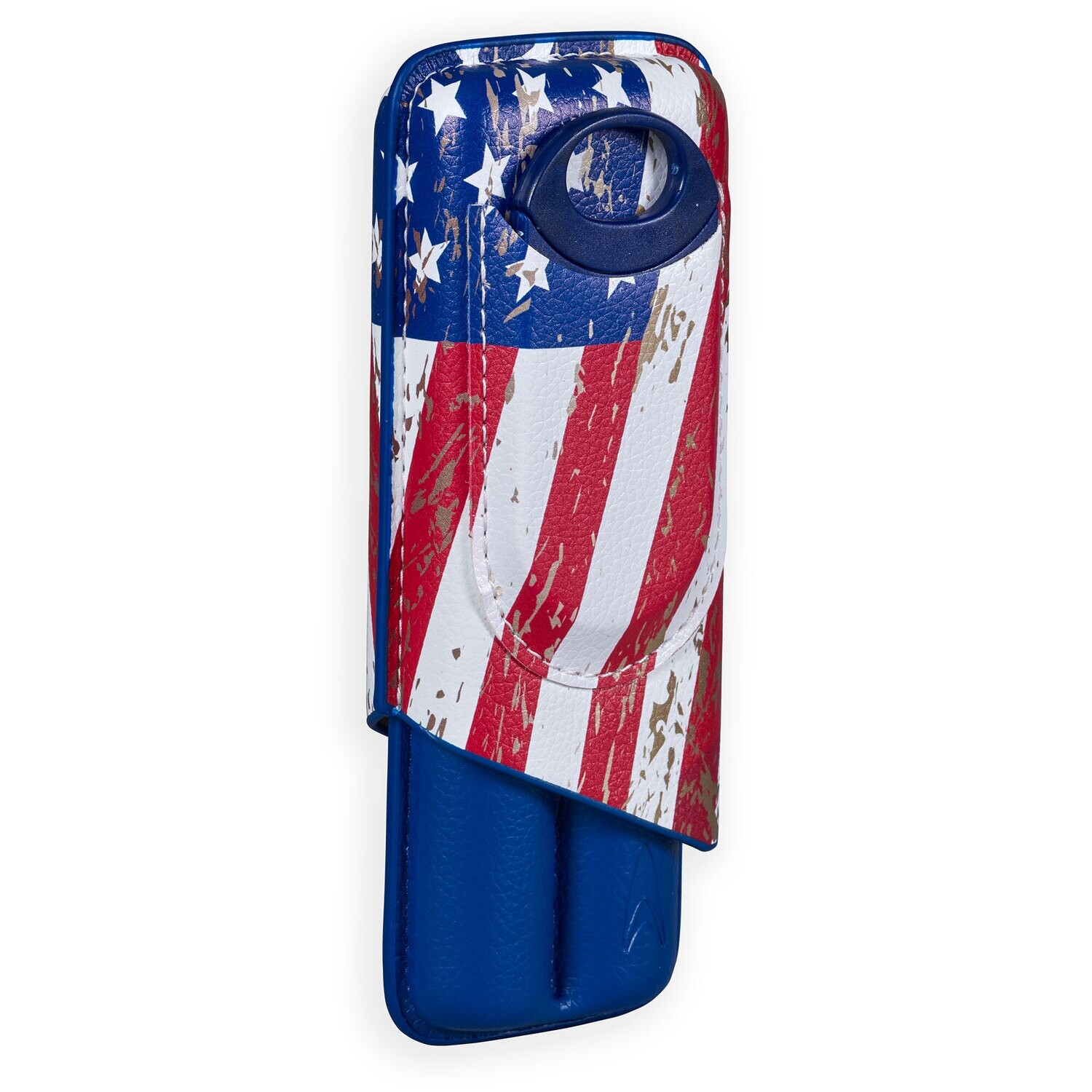 Visol USA Flag Cigar Cutter Cigar Case Set