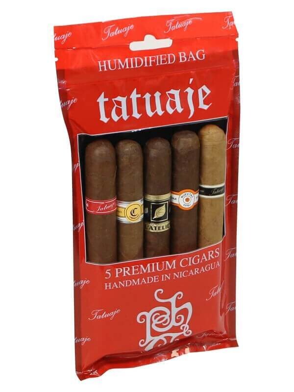 Tatuaje Humidified 5 Cigar Sampler RED