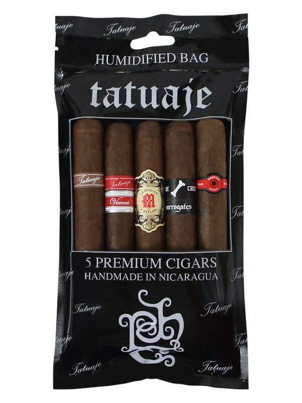 Tatuaje Humidified 5 Cigar Sampler BLACK