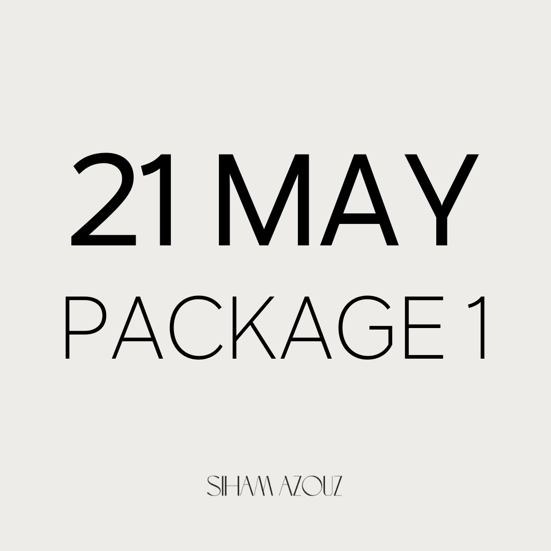 21 MAY | MASTERCLASS PACKAGE 1