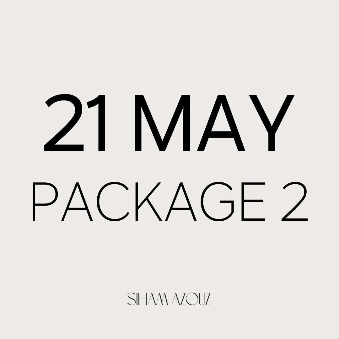 21 MAY | MASTERCLASS PACKAGE 2