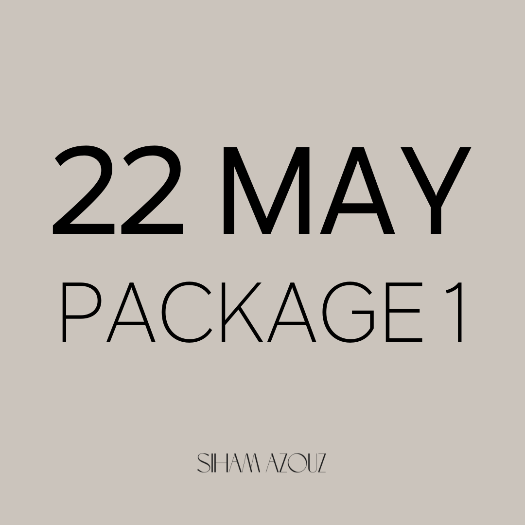 22 MAY | MASTERCLASS PACKAGE 1