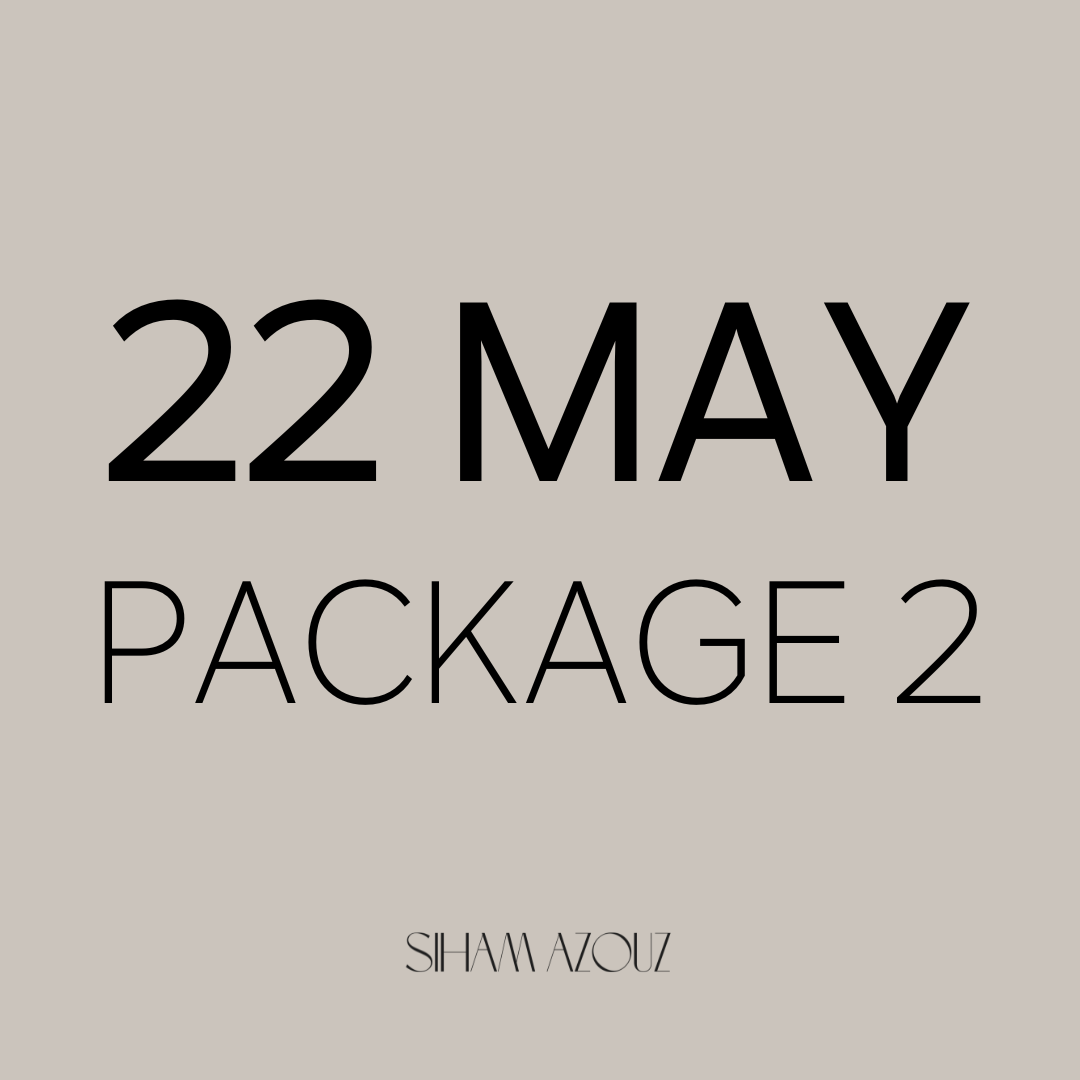 22 MAY | MASTERCLASS PACKAGE 2