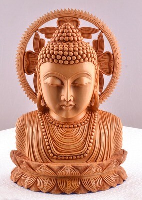 Buddha - Lotus (bust) - 10&quot;