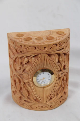 Pen stand w/ Watch - 5&quot;