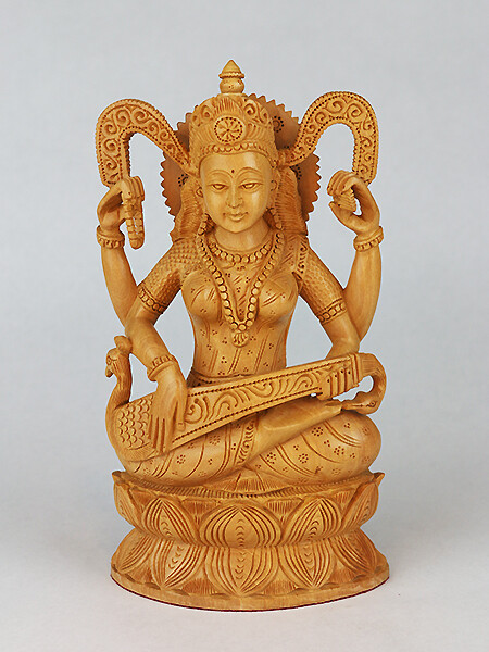 Goddess Saraswati - 9&quot;