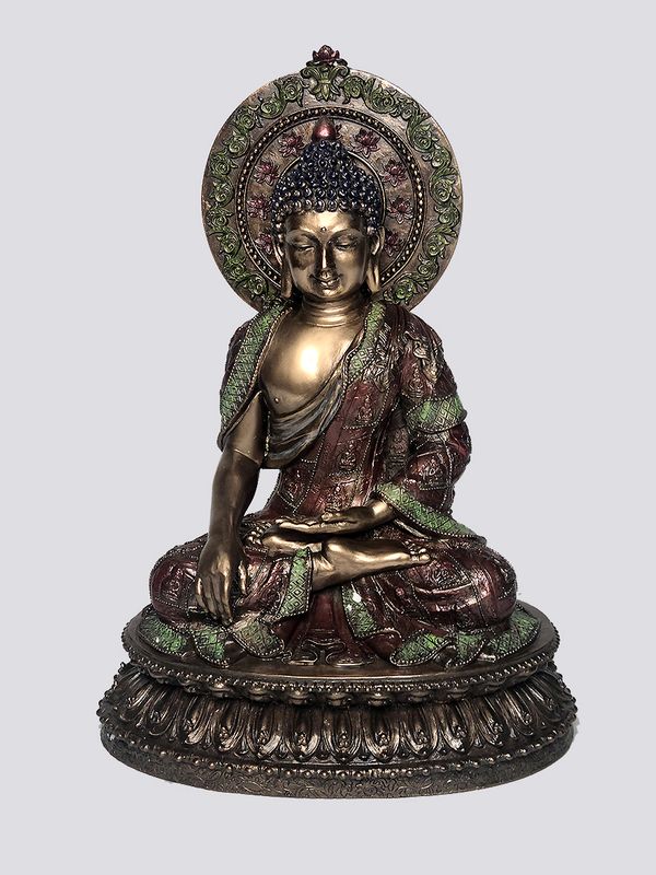 Meditating Buddha Bronze fusion (Sitting) 10&quot;