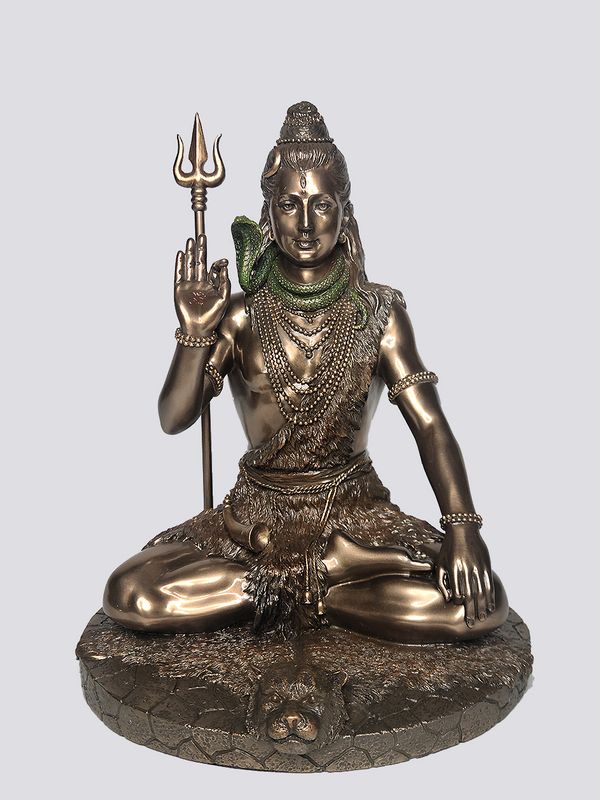 Shiva Bronze fusions (sitting) 10&quot;