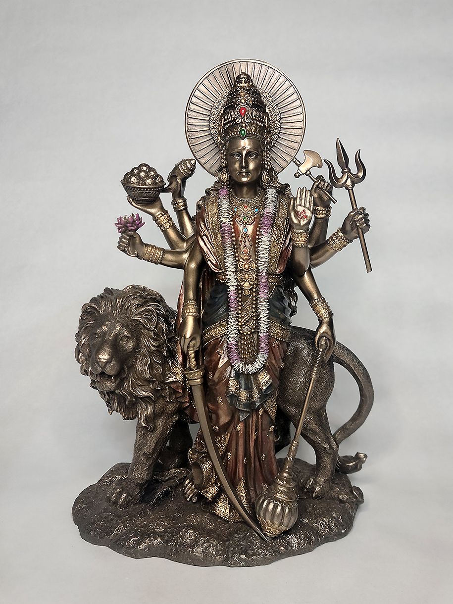 Goddess Durga Bronze fusion (Standing) 11&quot;