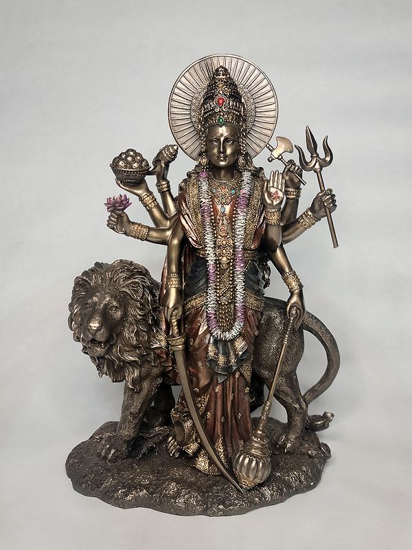 Goddess Durga Bronze fusion (Standing) 11&quot;