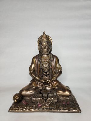 Hanuman Bronze fusion (Sitting) 8&quot;