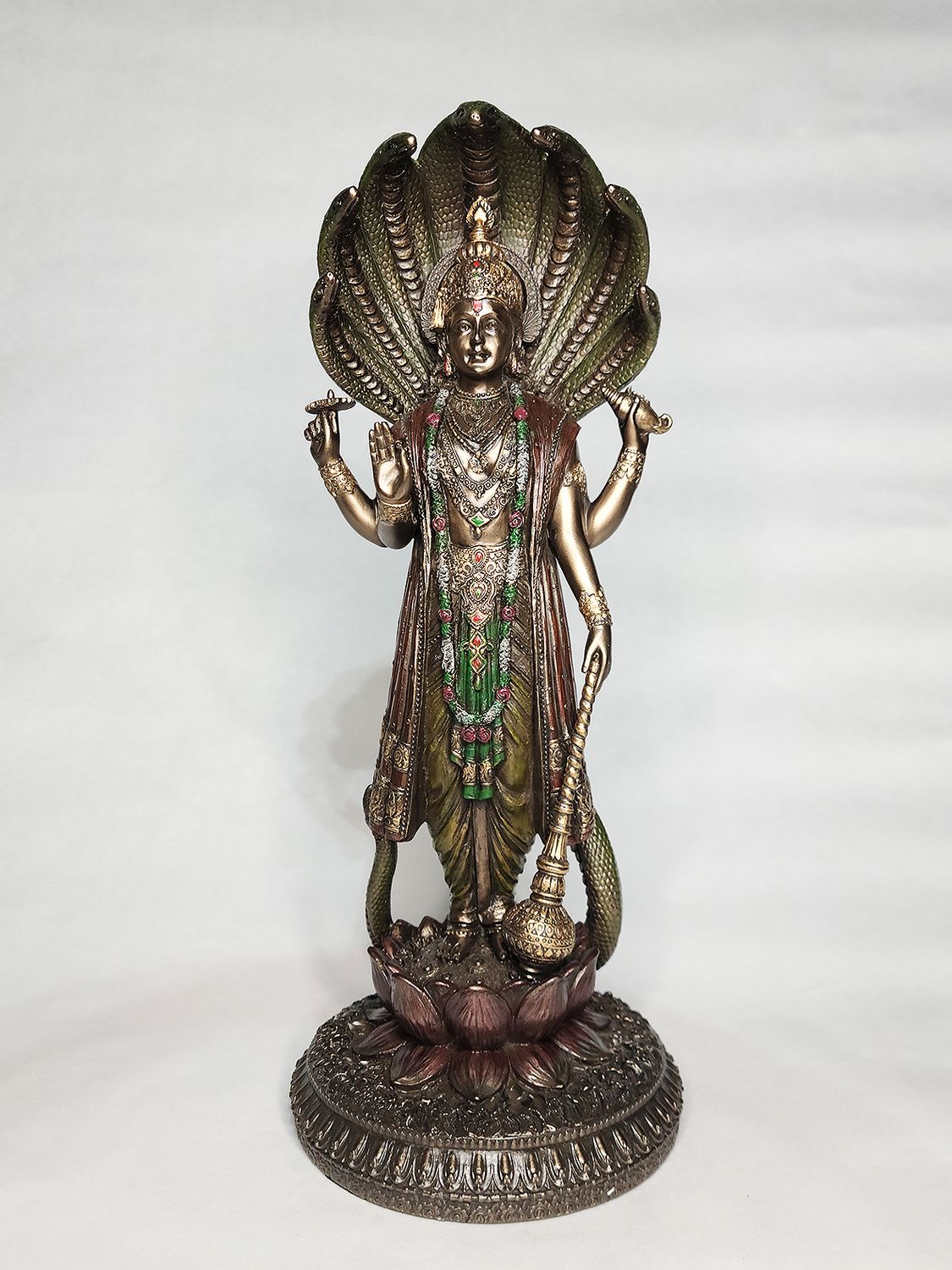 Vishnu Bronze fusion (Standing) 12&quot;