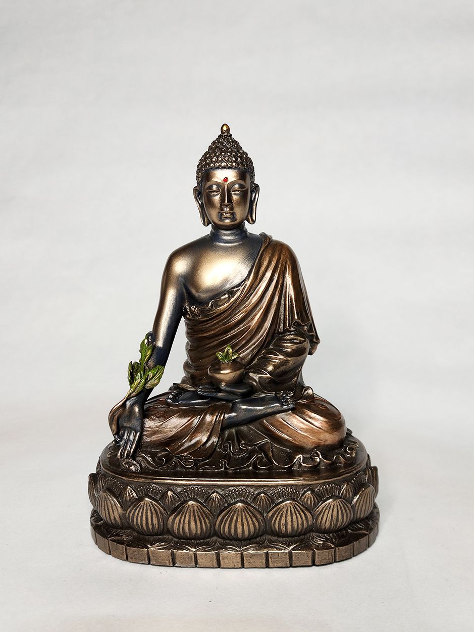 Buddha Bronze fusion (sitting) 6"