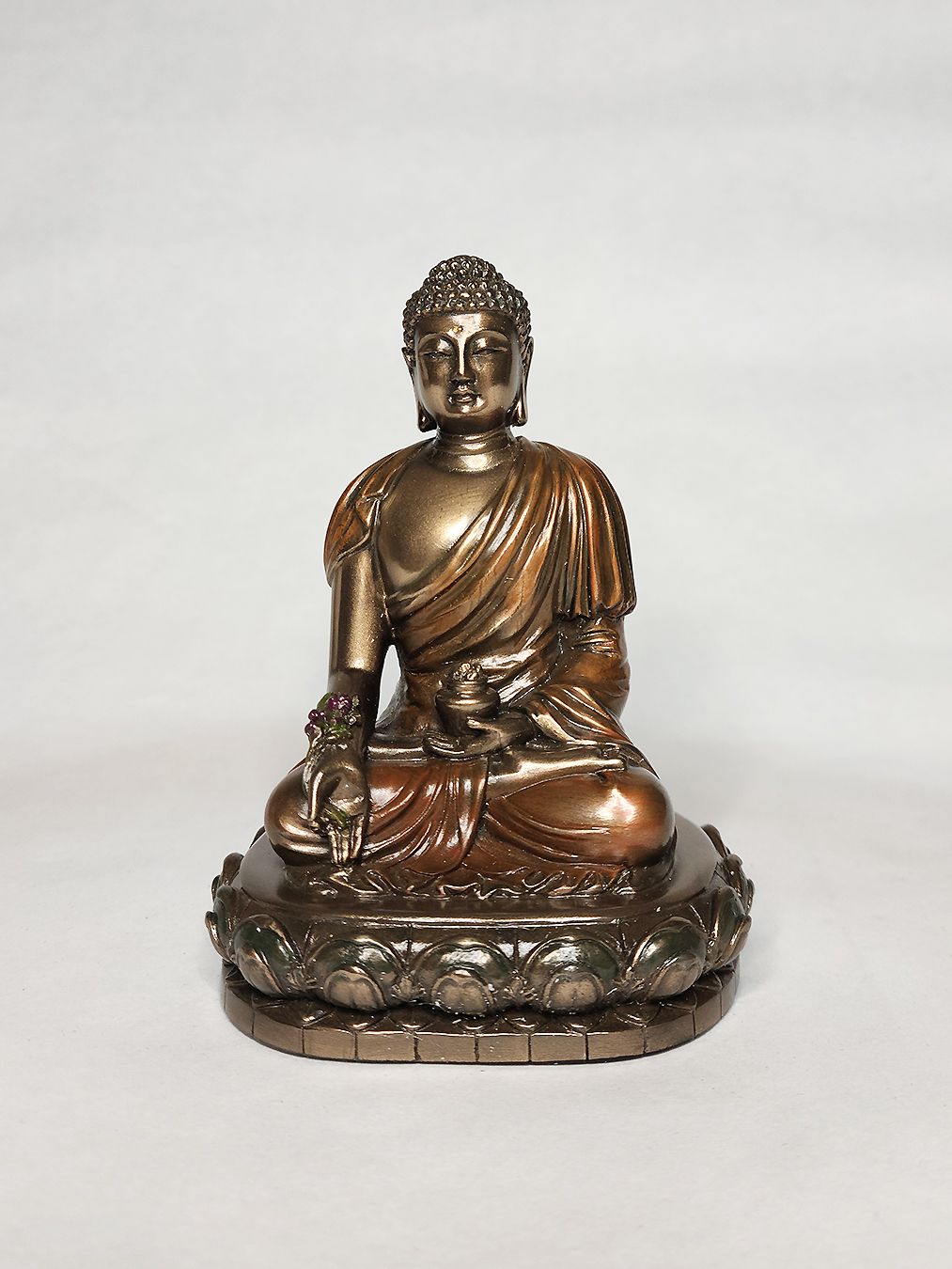 Buddha Meditating Bronze fusion (sitting) 5&quot;