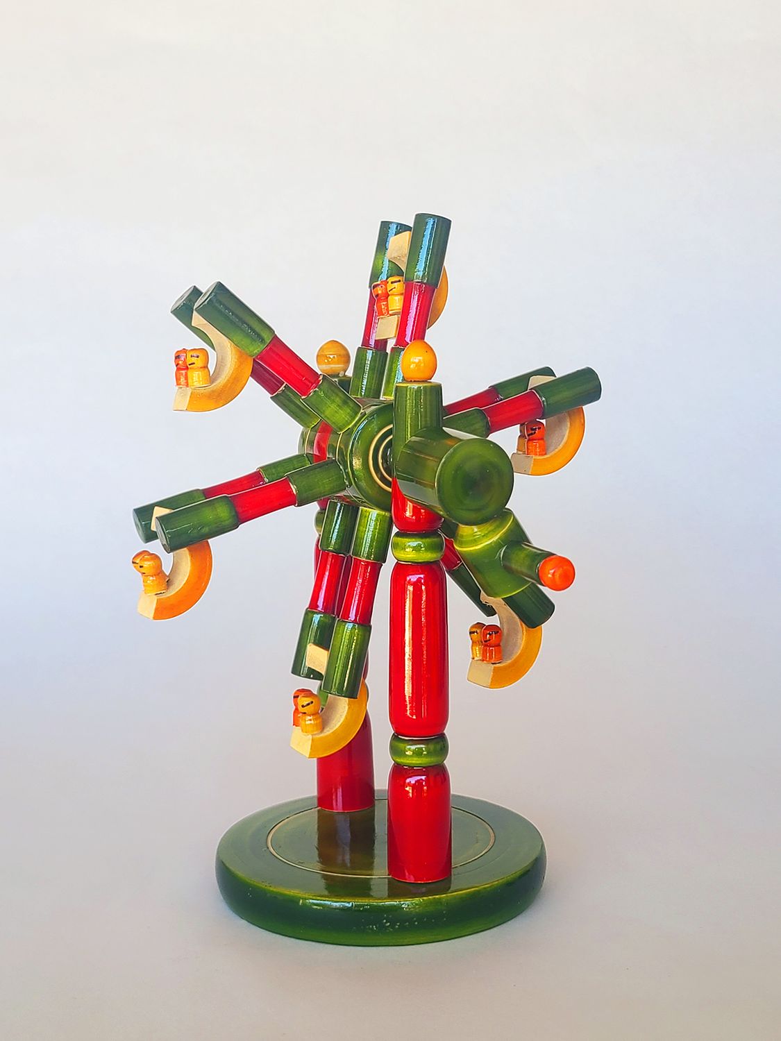 Handcrafted wooden Ferris wheel