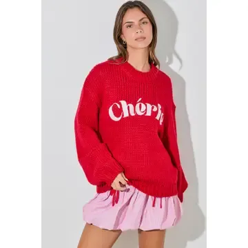 Cherie Embroidered Sweater