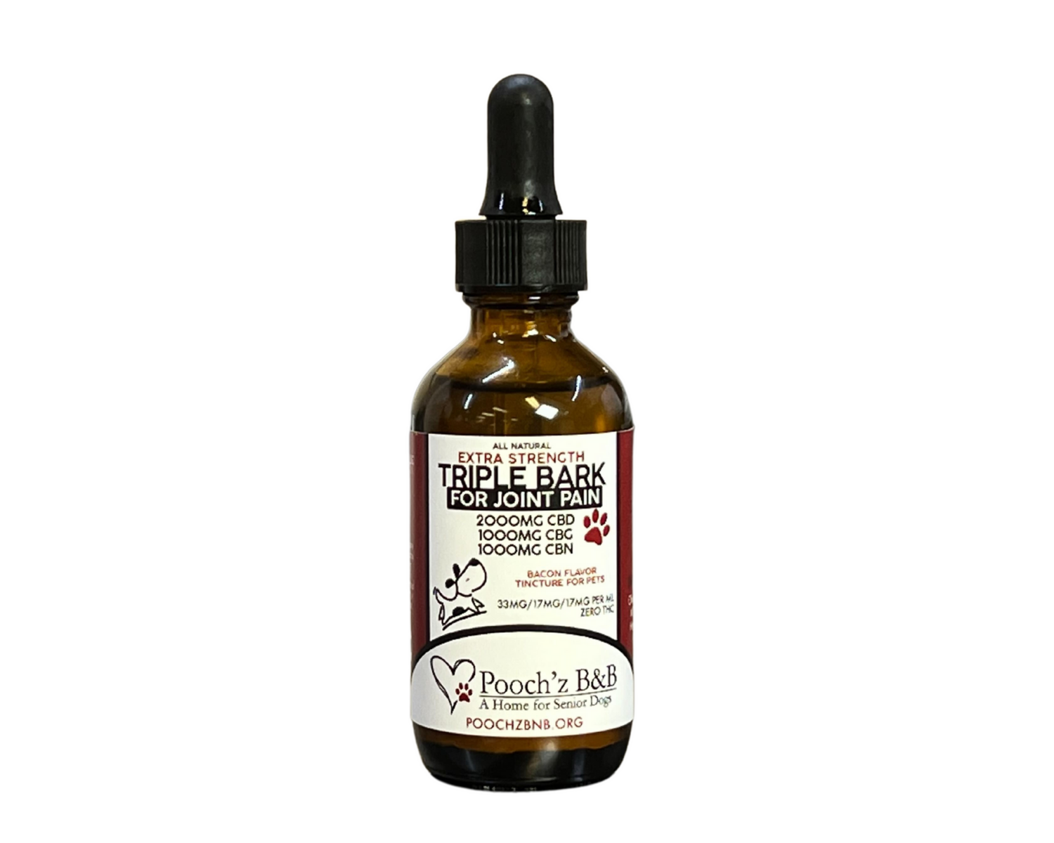 Joint Relief Bacon Flavored CBD Oil with CBD & CBN - Regular Strength