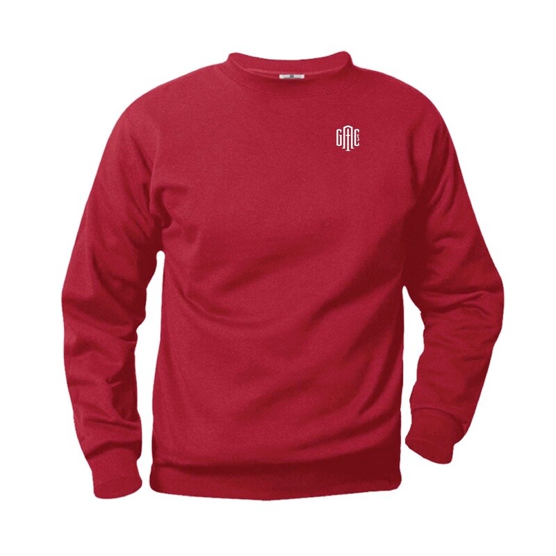 Uniform Crewneck- red- Adult-#6254