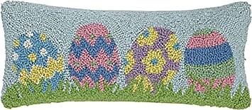 Easter Egg Hook Lumbar Pillow