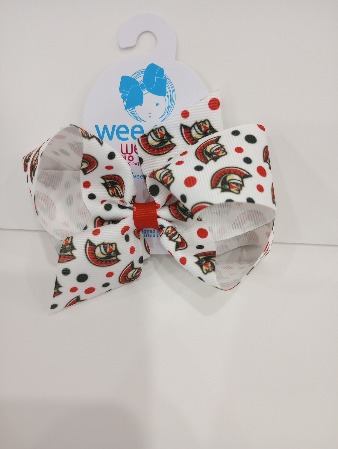 Wee One&#39;s Medium Hairbow Polka Dot