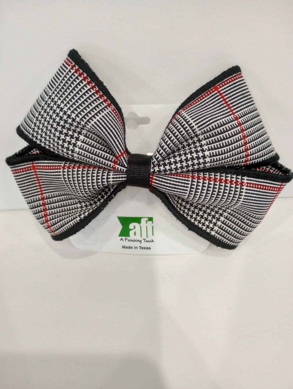 Uniform AFT Plaid Hairbow