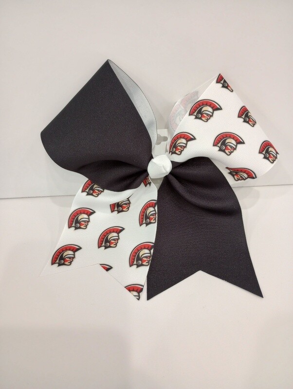 Uniform AFT Large Cheer Bow Blk/Spartan