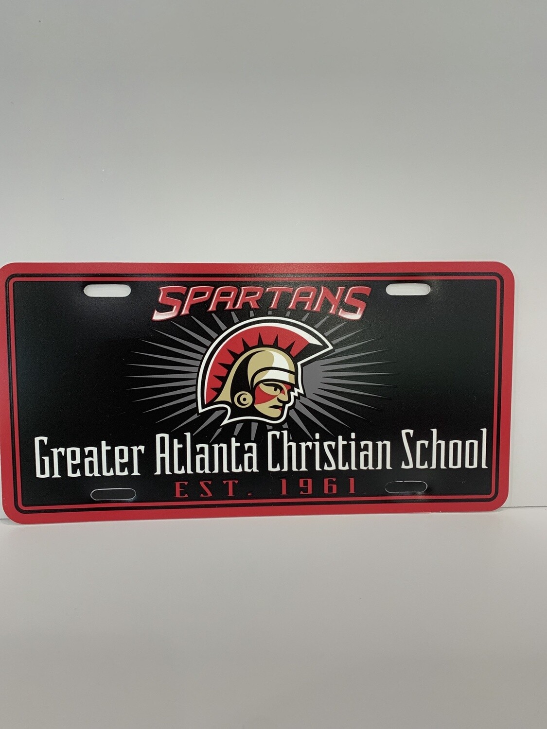 Spartans Car License Plate IBCP