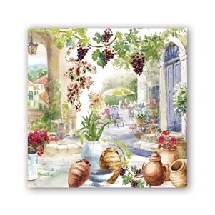 Tuscan Terrace Cocktail Napkin