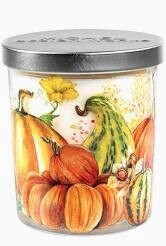 Pumpkin Glass Candle
