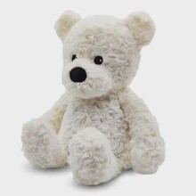 Cream Curly Bear Warmie
