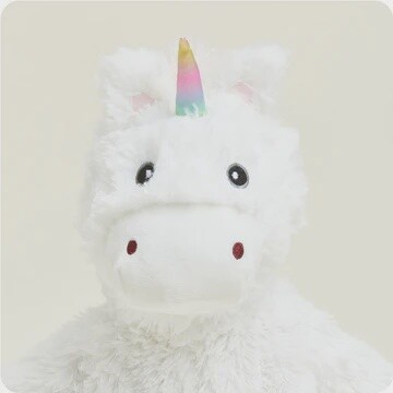 White Unicorn Warmie Jr