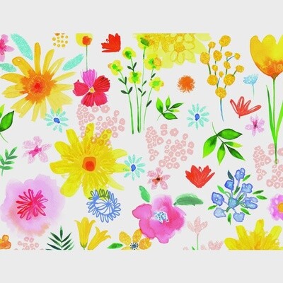 Floral Blank Note Cards